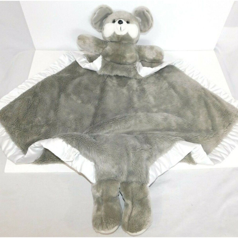 My Banky Gray Mouse 42" plush Security Blanket Lovey Stuffed Retired VTG 2000s